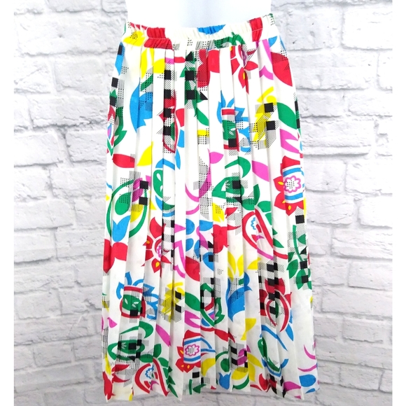 Andrea Gayle Dresses & Skirts - Vintage 80's 90's Andrea Gayle Pleated Midi Skirt